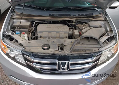 2014 Honda Odyssey Ex-L from USA, damaged, VIN 5FNRL5H69EB080203